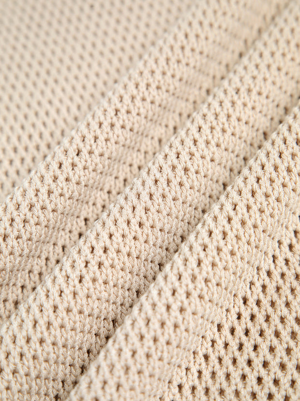 Jeanne - Gilet Solide en Maille Hollow