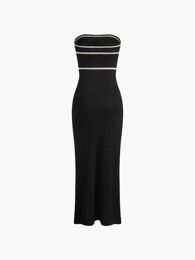 Ruby - Tube noué - Robe pull midi