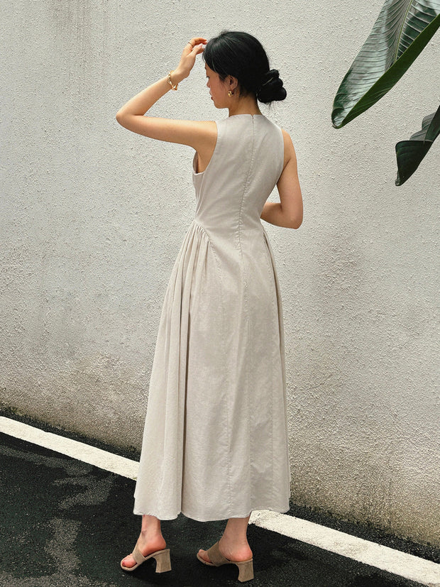 Hilary - Robe longue à découpes Bohemio