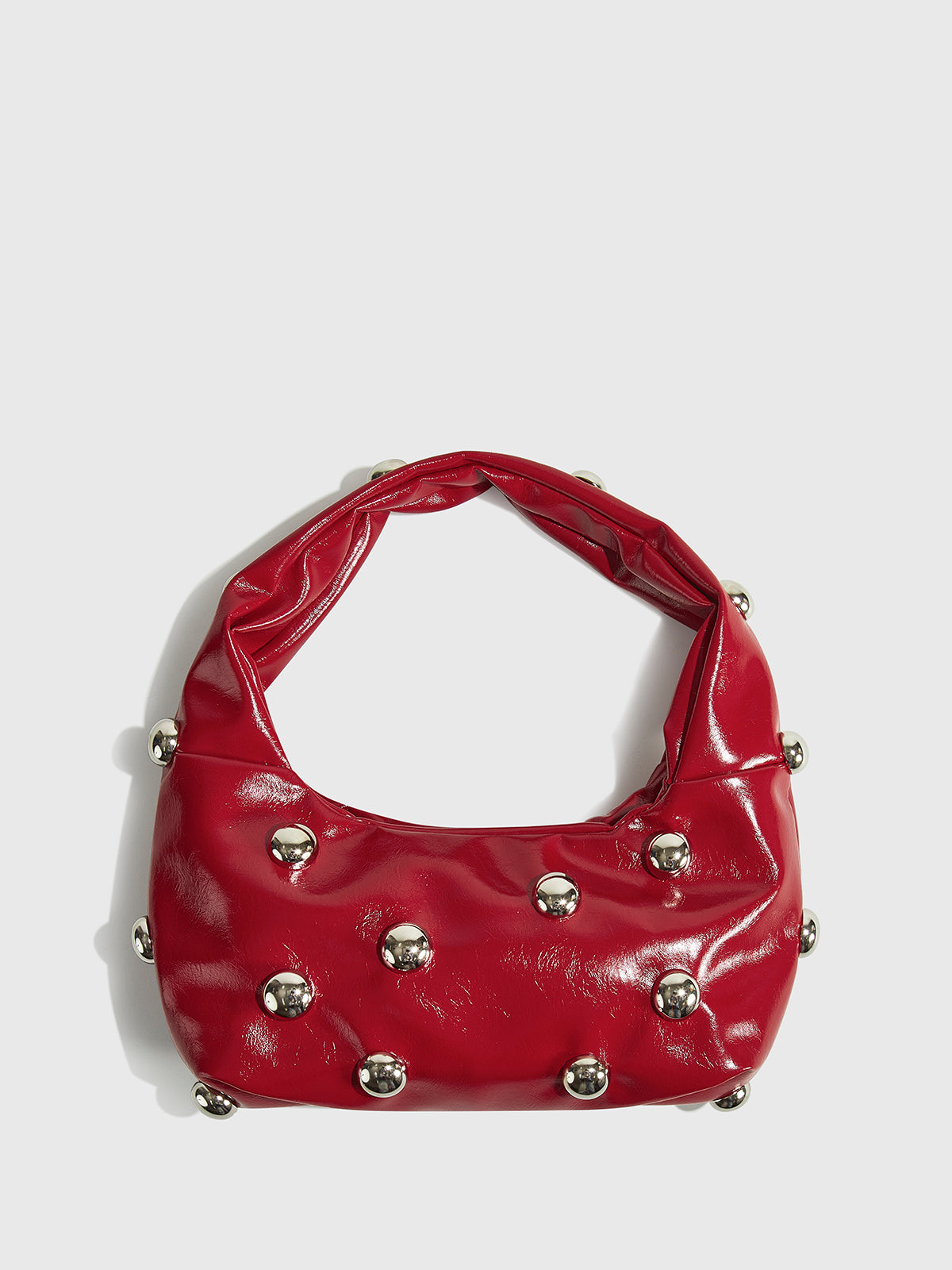 Damen-Umhängetasche mit dekorativen Metalldetails
