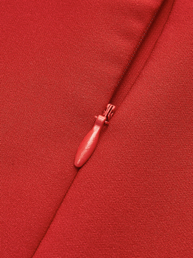Sabina - Robe minimaliste à col rond uni