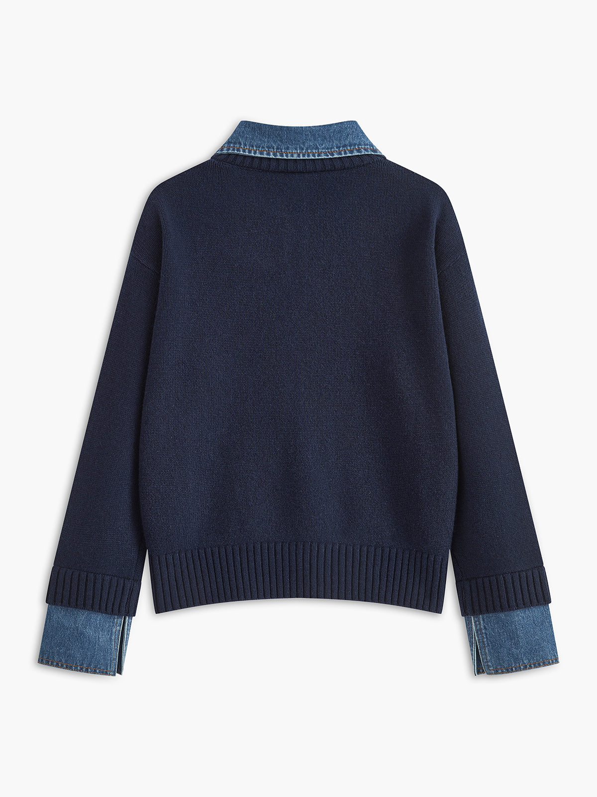 Damen-Pullover mit Hemdkragen - Alriksa