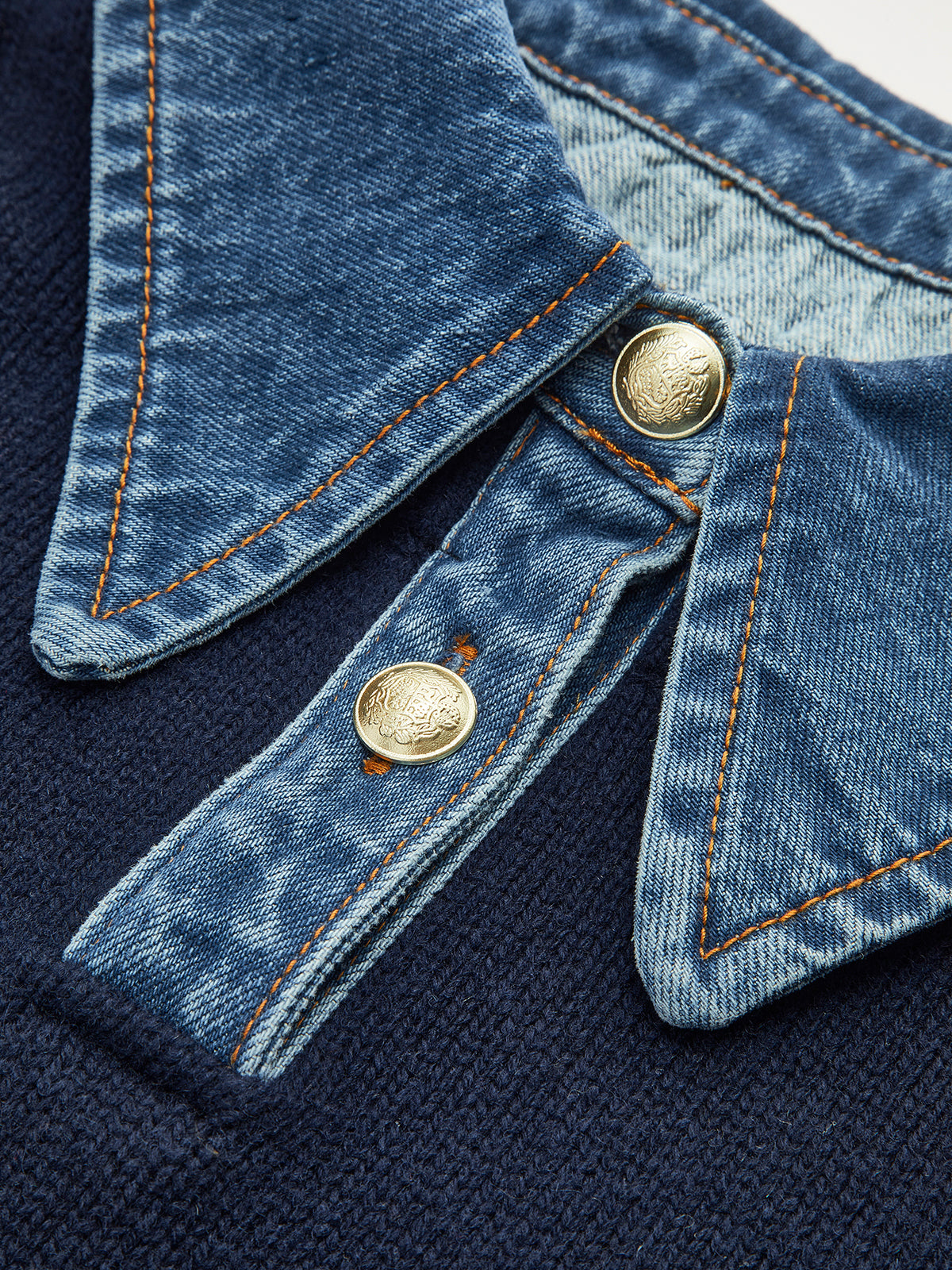 Damen-Pullover mit Hemdkragen - Alriksa