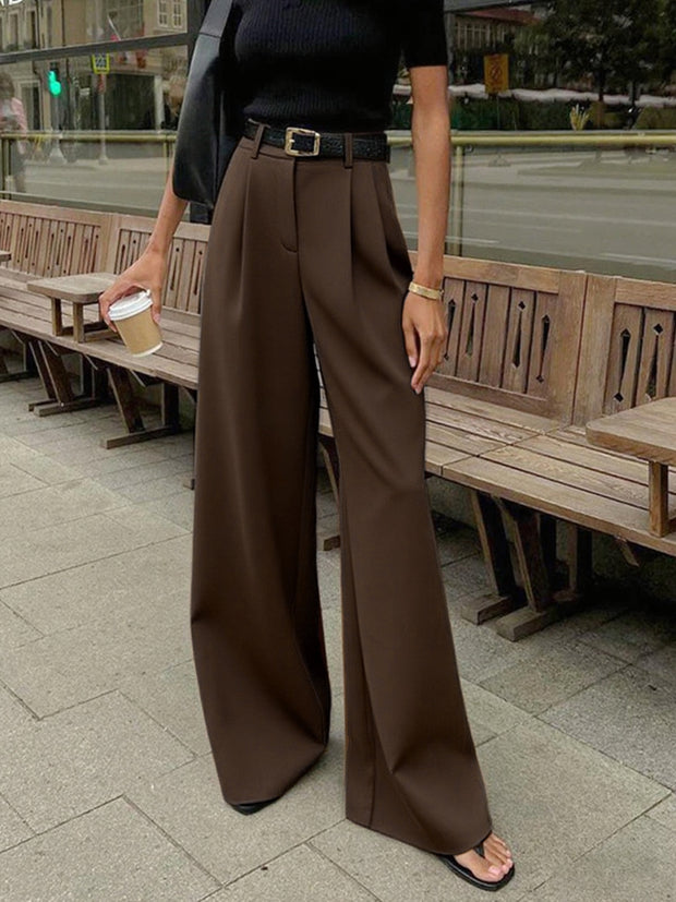 Pantalon large à taille haute pour femmes - Victoria