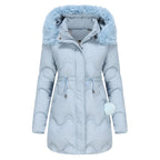 BELLE - Wattierte Winterjacke mit flauschigem Kragen
