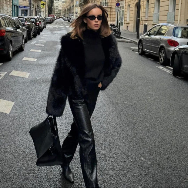 Allison - Manteau de fourrure pour femme