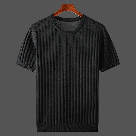 T-shirt en coton à manches courtes pour hommes