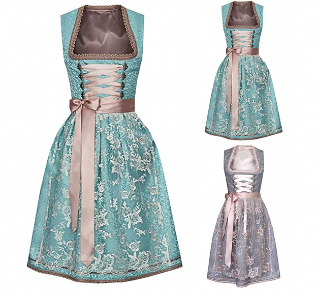 Trachtig Sonja - Costume traditionnel unique pour femmes avec tablier et blouse