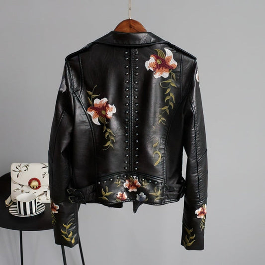 Nerissa - Veste en cuir végétalien pour femmes