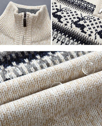 MUNRO - Pull en maille avec demi-zip