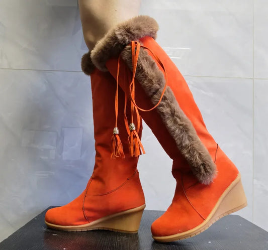 Zorana - Bottes Longues Hivernales en Peluche