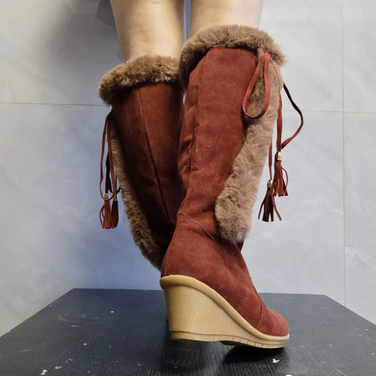 Zorana - Bottes Longues Hivernales en Peluche