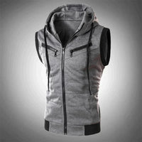 CARSON - Gilet slim fit avec capuche