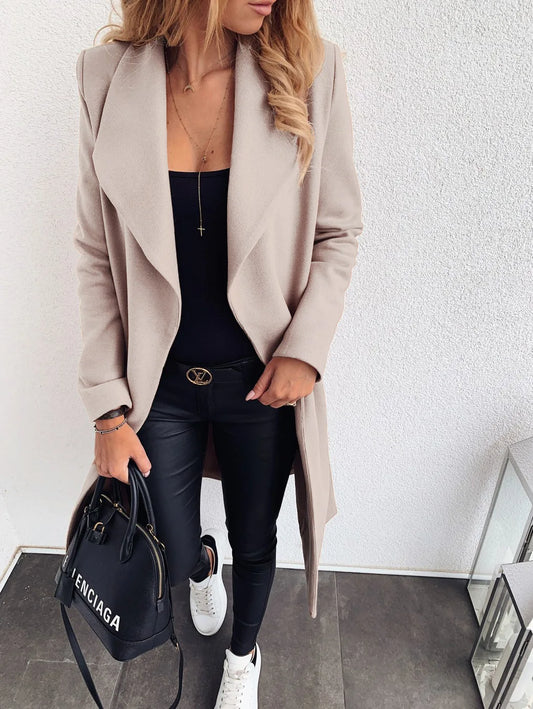 NANCY - Manteau mi-long en laine