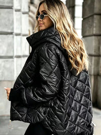 Veste matelassée pour femme avec capuche et zip - Elina