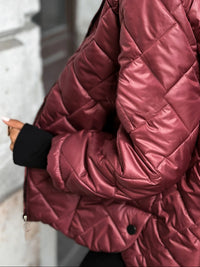 Veste matelassée pour femme avec capuche et zip - Elina