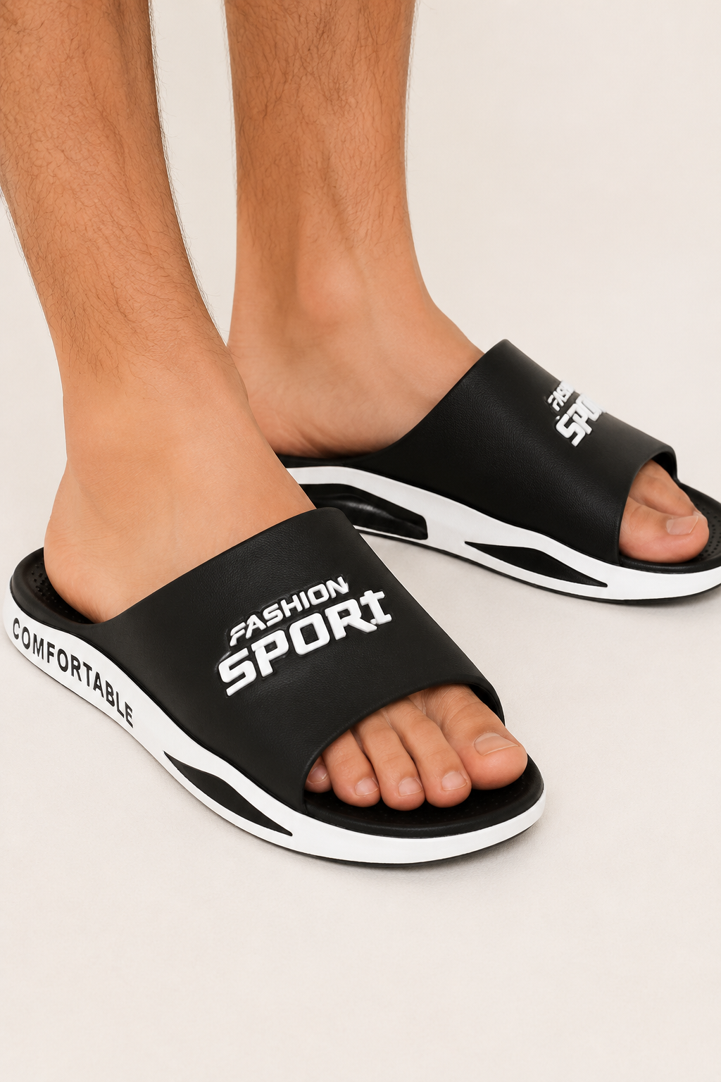 Strandsandalen für Herren mit ergonomischer, rutschfester Sohle – Ansgar