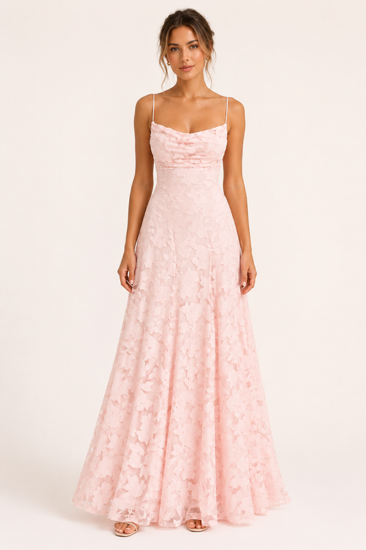 Robe longue pour femme à l'élégant imprimé floral - Katherine