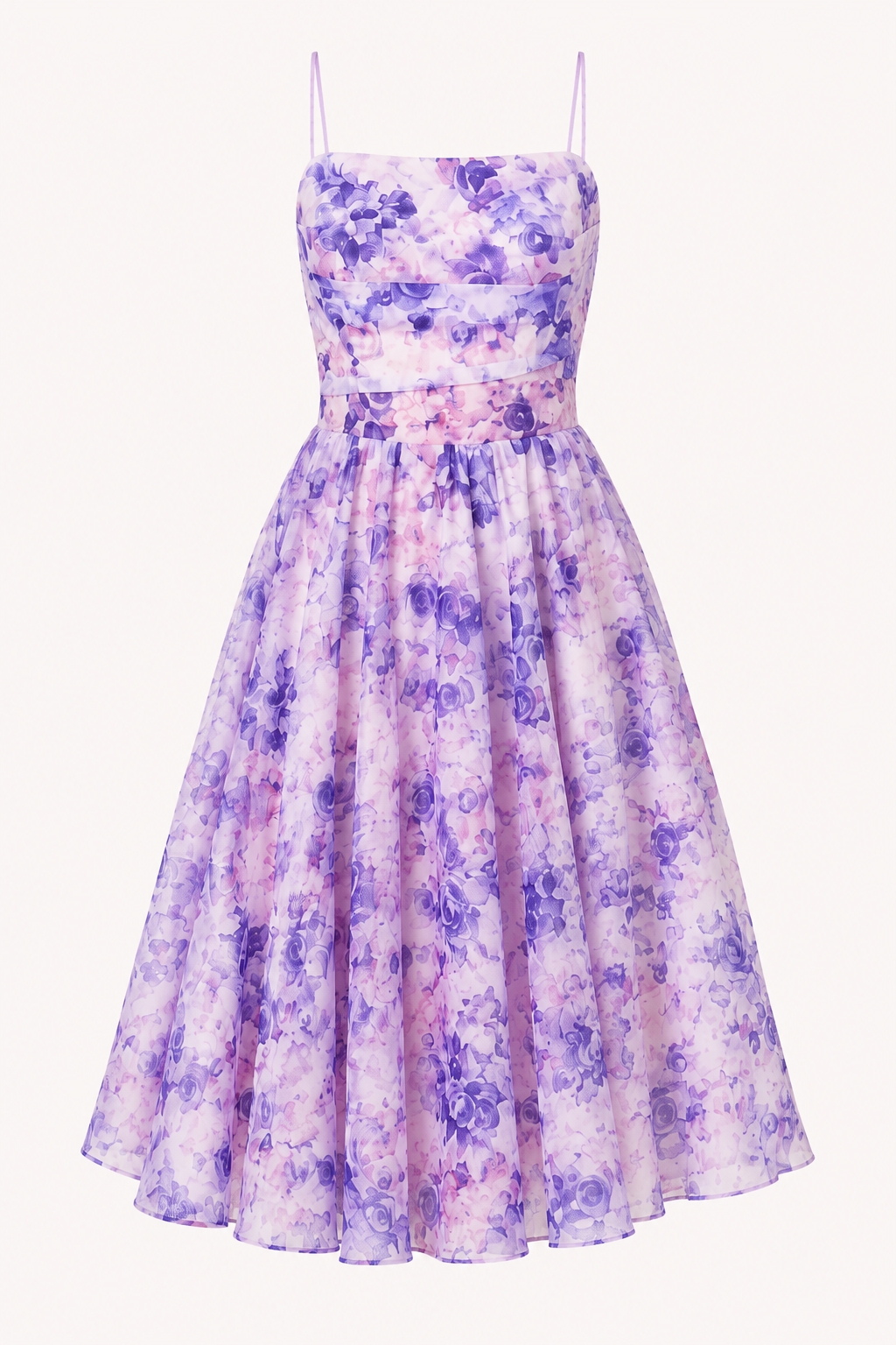 Romantisches Midikleid für Frauen mit Blumenmuster - Elira