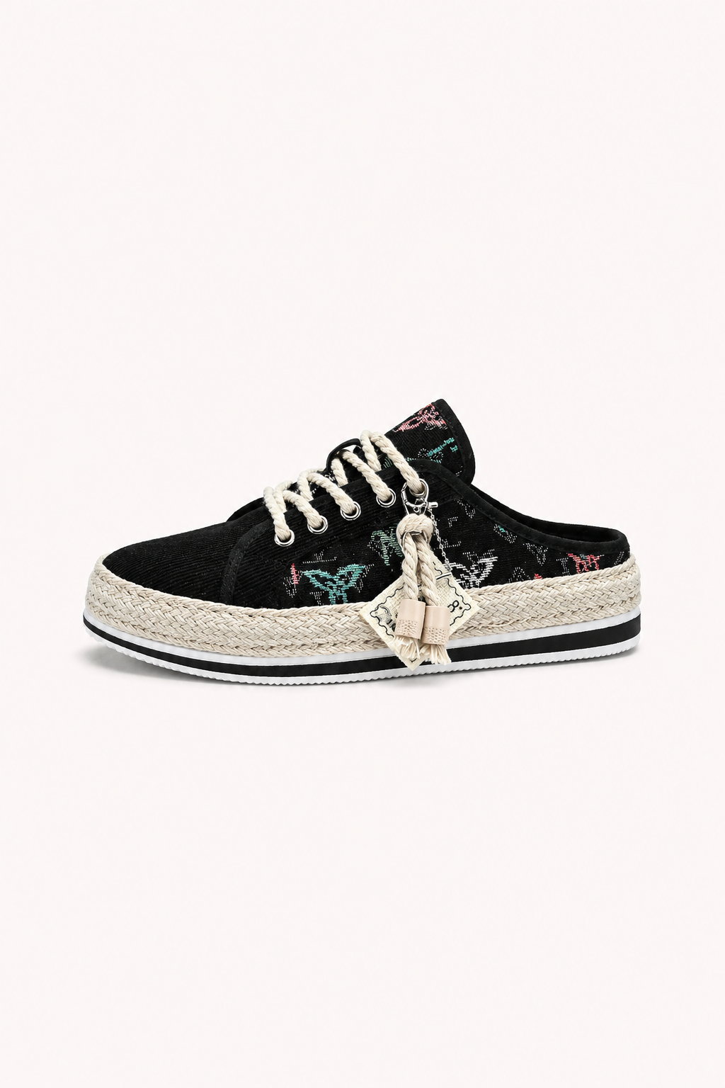 Herren-Schnürschuhe aus Segeltuch mit Jute-Sohle - Dorian