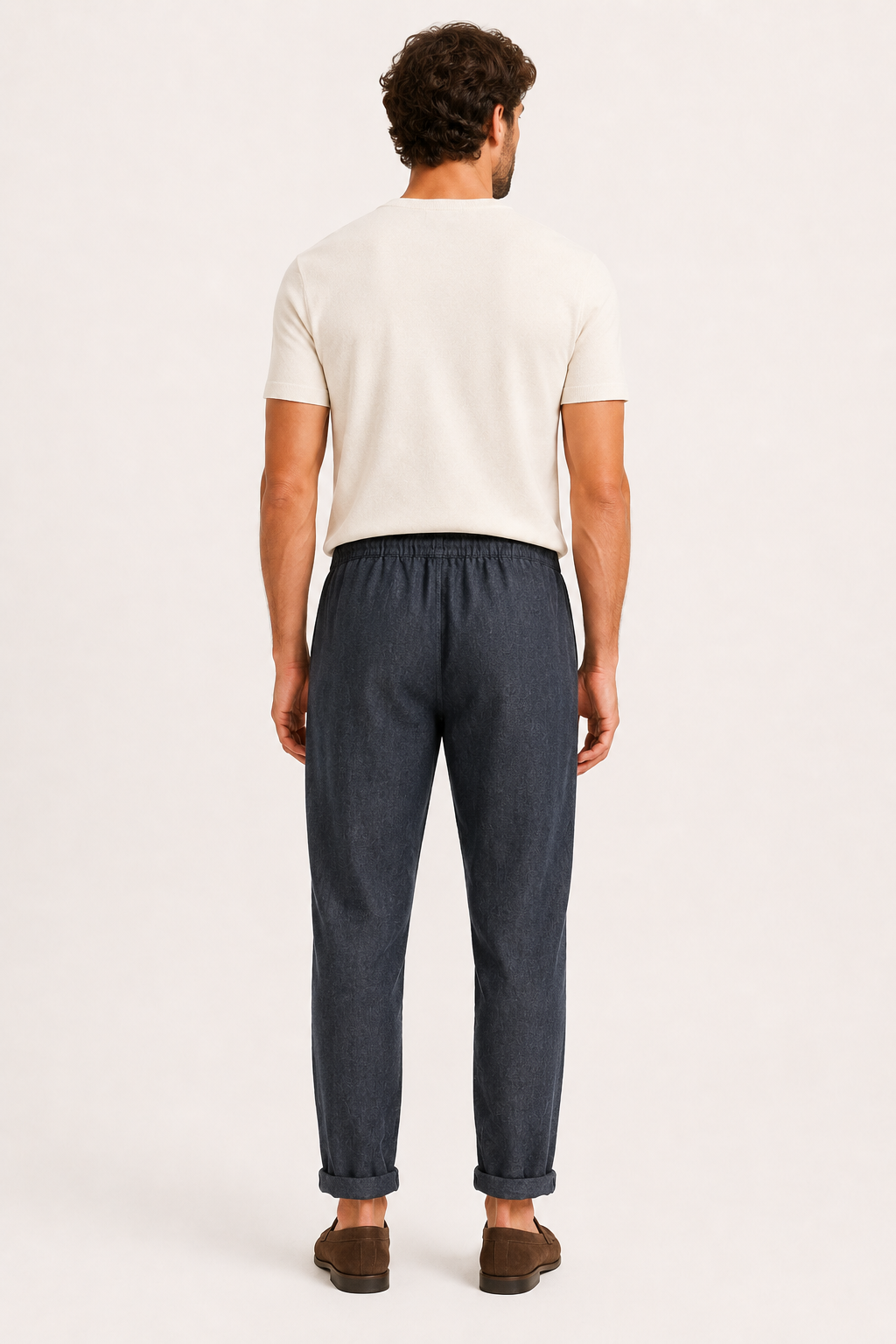 Leinenhose mit Gummibund für Herren - Falk