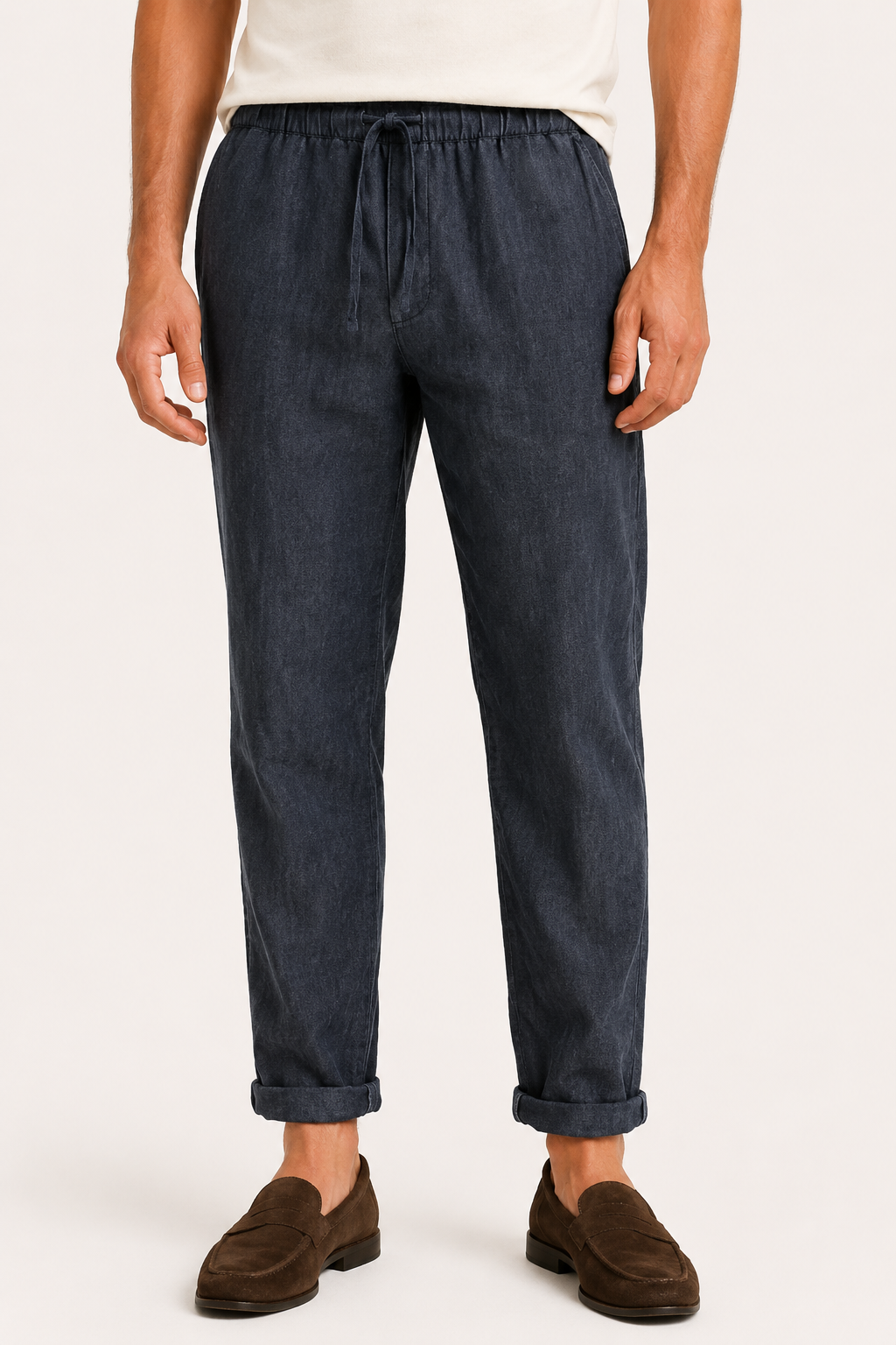 Leinenhose mit Gummibund für Herren - Falk