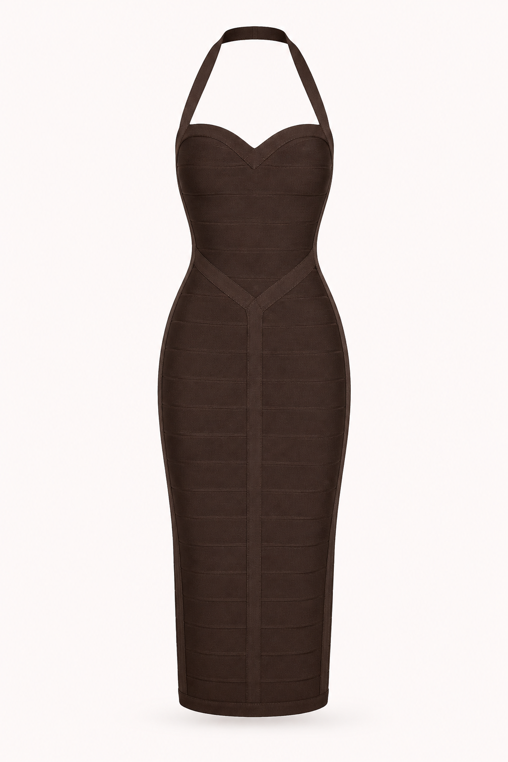 Elegantes Bandage-Kleid mit Neckholder-Ausschnitt – Erika