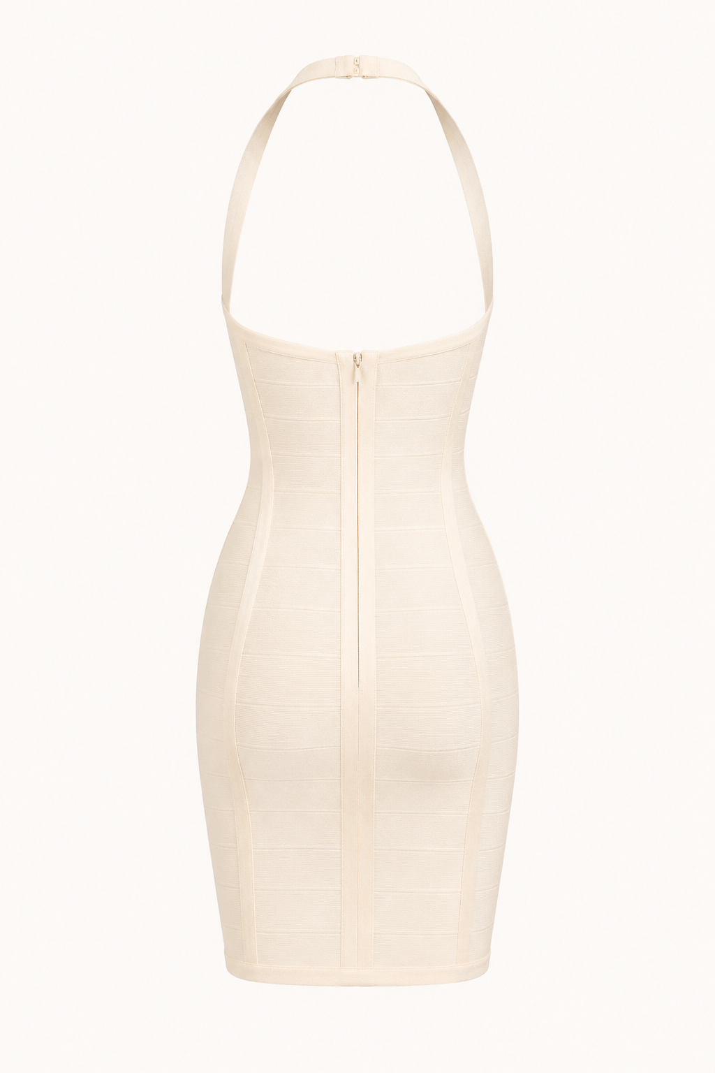 Kurzes, figurformendes Bandage-Kleid mit Herzausschnitt – Irma