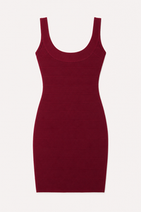 Robe courte à bretelles style bandage - Bianca