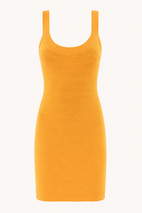 Robe courte à bretelles style bandage - Bianca