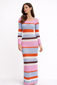 Robe de plage longue pour femme en tissu ajouré - Lorelei