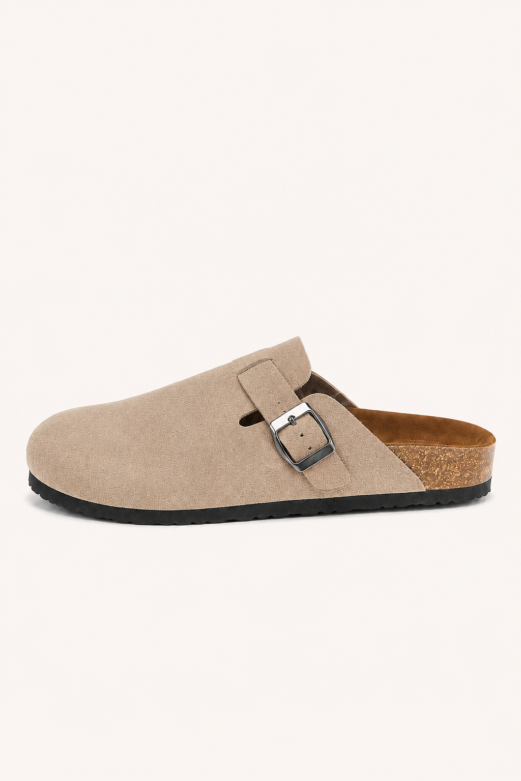 Geschlossene Unisex-Clogs mit verstellbarem Riemen, seitlicher Schnalle und offener Ferse – Hartmut