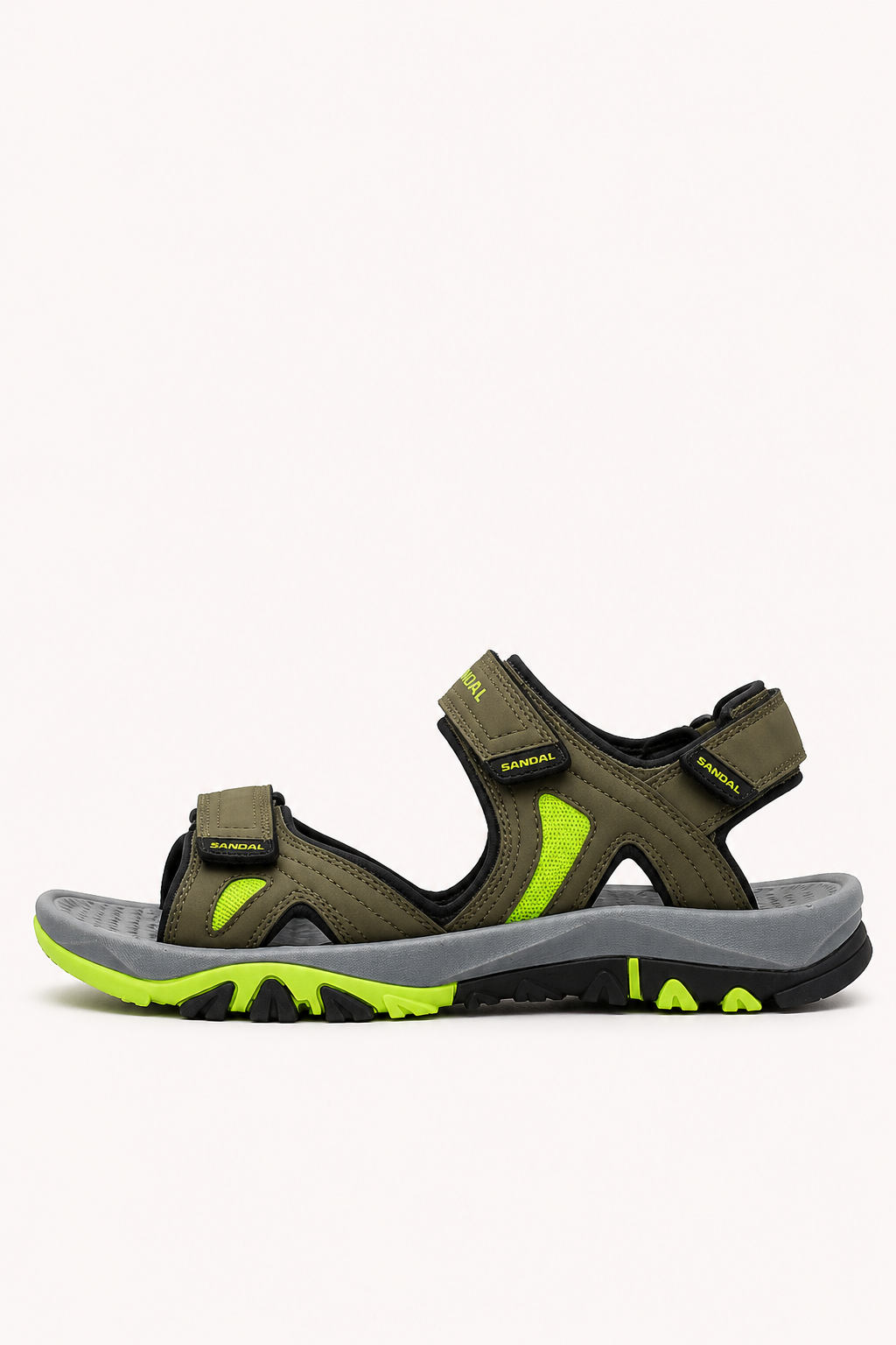 Sportliche Herrensandalen mit verstellbaren Riemen und dicker Sohle – Roderich