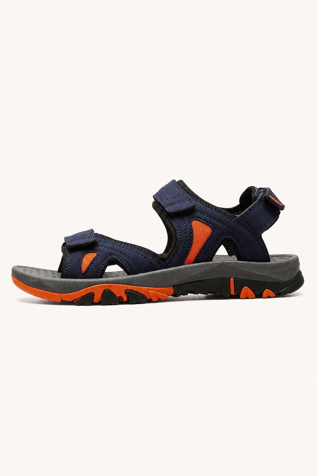 Sportliche Herrensandalen mit verstellbaren Riemen und dicker Sohle – Roderich