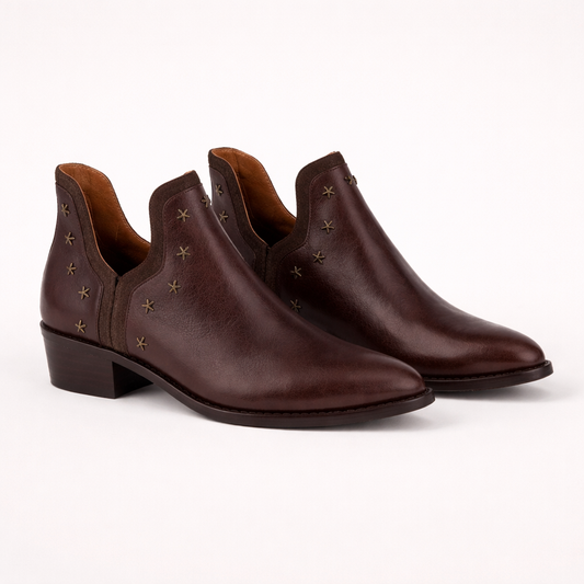 Bottines à talon moyen de style Chelsea pour femmes - Greta