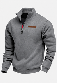 Sweatshirt mit halbem Reißverschluss für den Herbst – Nereo