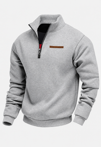 Sweatshirt mit halbem Reißverschluss für den Herbst – Nereo