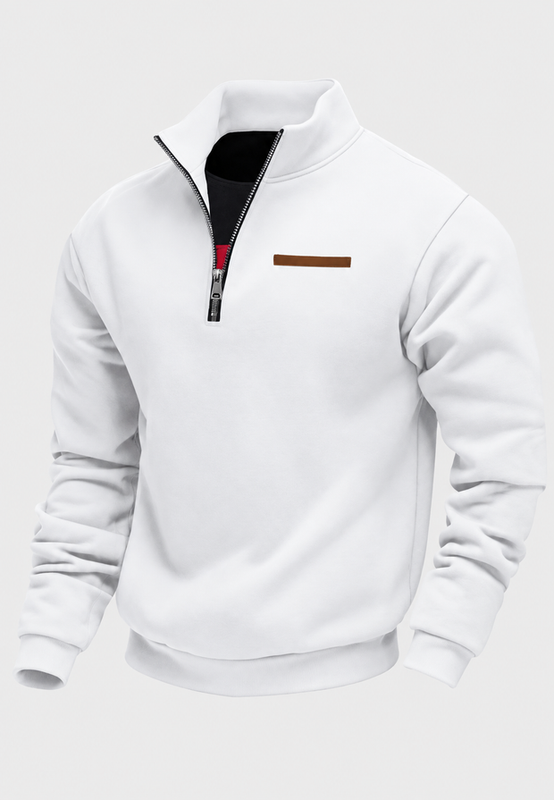 Sweatshirt mit halbem Reißverschluss für den Herbst – Nereo