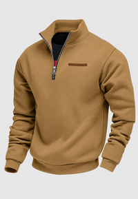 Sweatshirt mit halbem Reißverschluss für den Herbst – Nereo