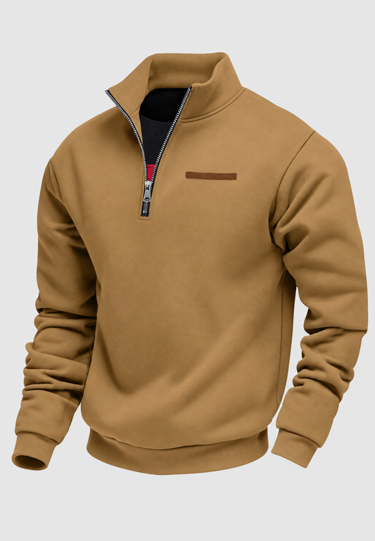 Sweat-shirt à demi-fermeture éclair pour l'automne - Nereo