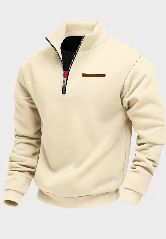 Sweat-shirt à demi-fermeture éclair pour l'automne - Nereo