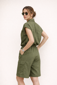Ensemble court d'été avec top sans manches et short - Elira