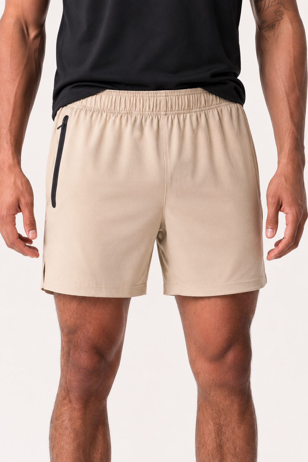 Sportshorts für Herren mit Tasche und Reißverschluss – Gaspar