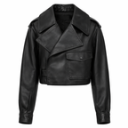 Leichte Damenjacke mit breitem Revers - Lauren