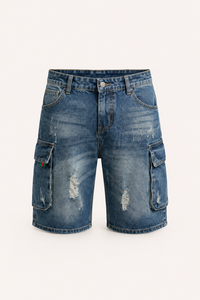 Short en jean cargo pour homme - Dietmar