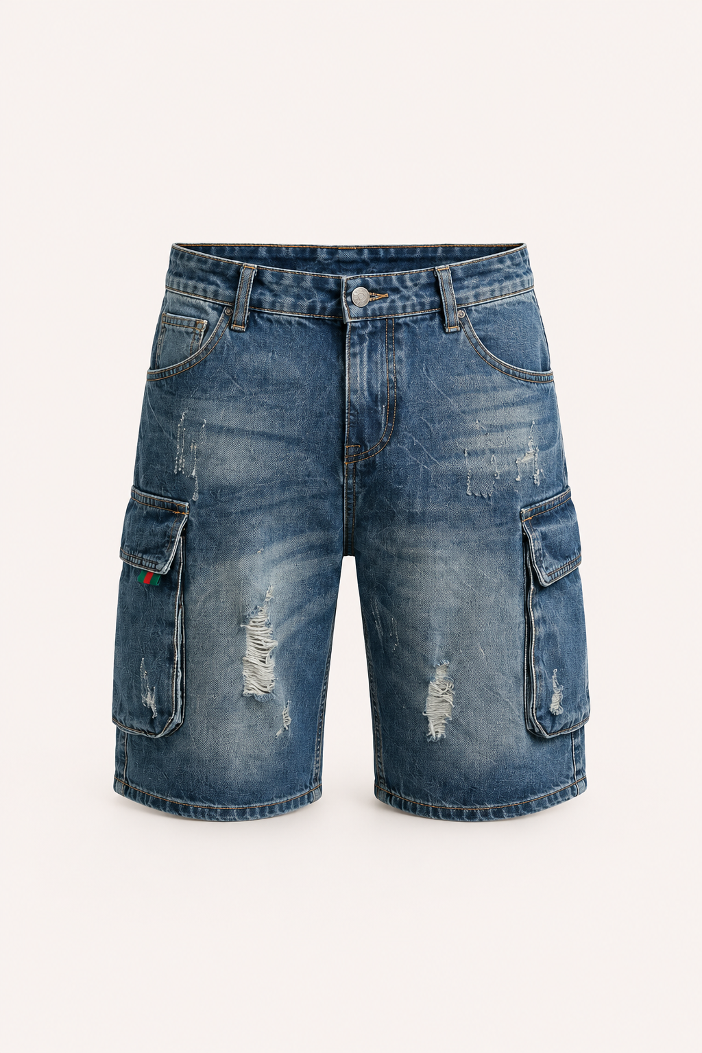 Herren-Jeans-Cargo-Shorts – Dietmar