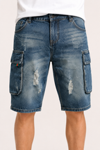 Herren-Jeans-Cargo-Shorts – Dietmar