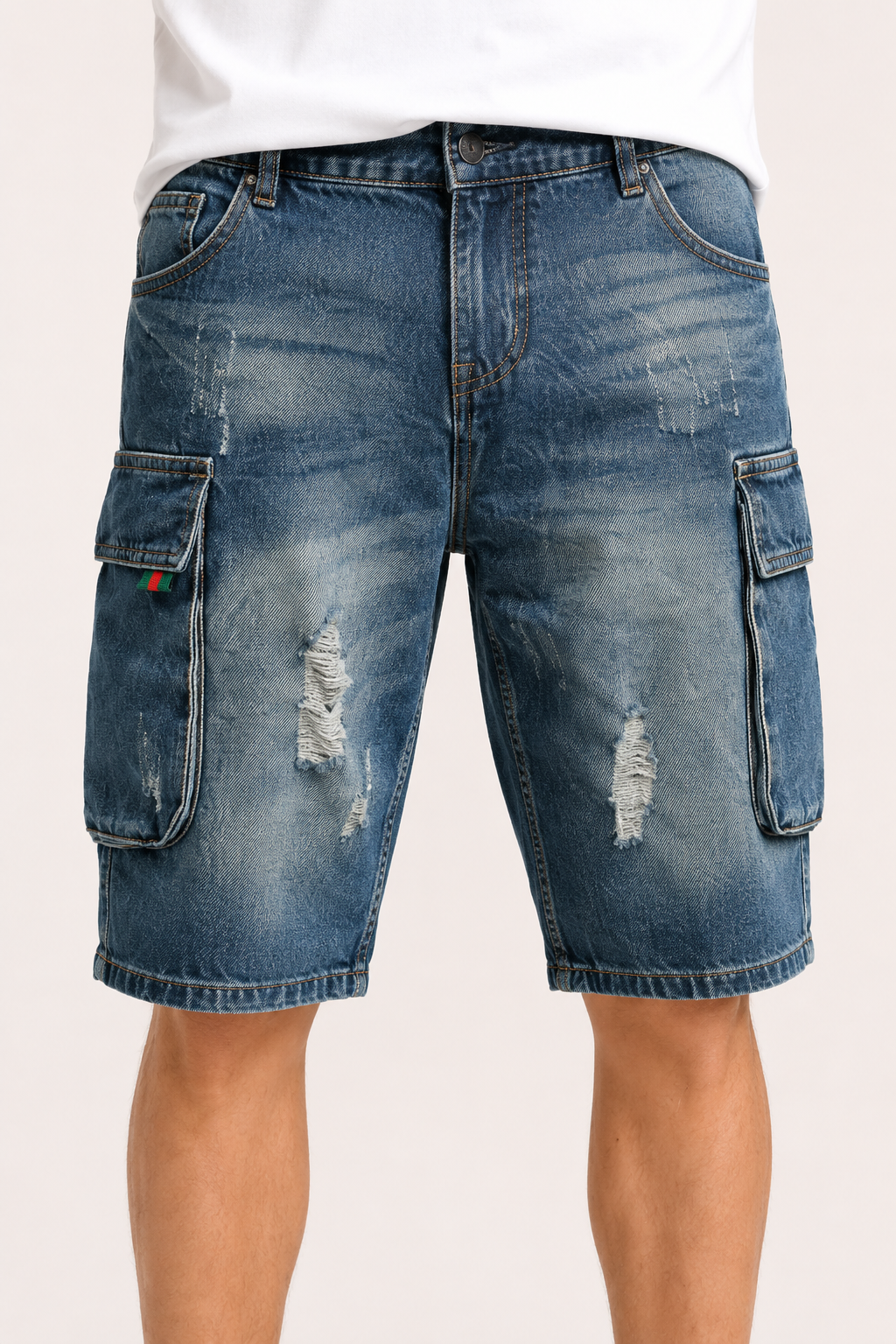 Herren-Jeans-Cargo-Shorts – Dietmar