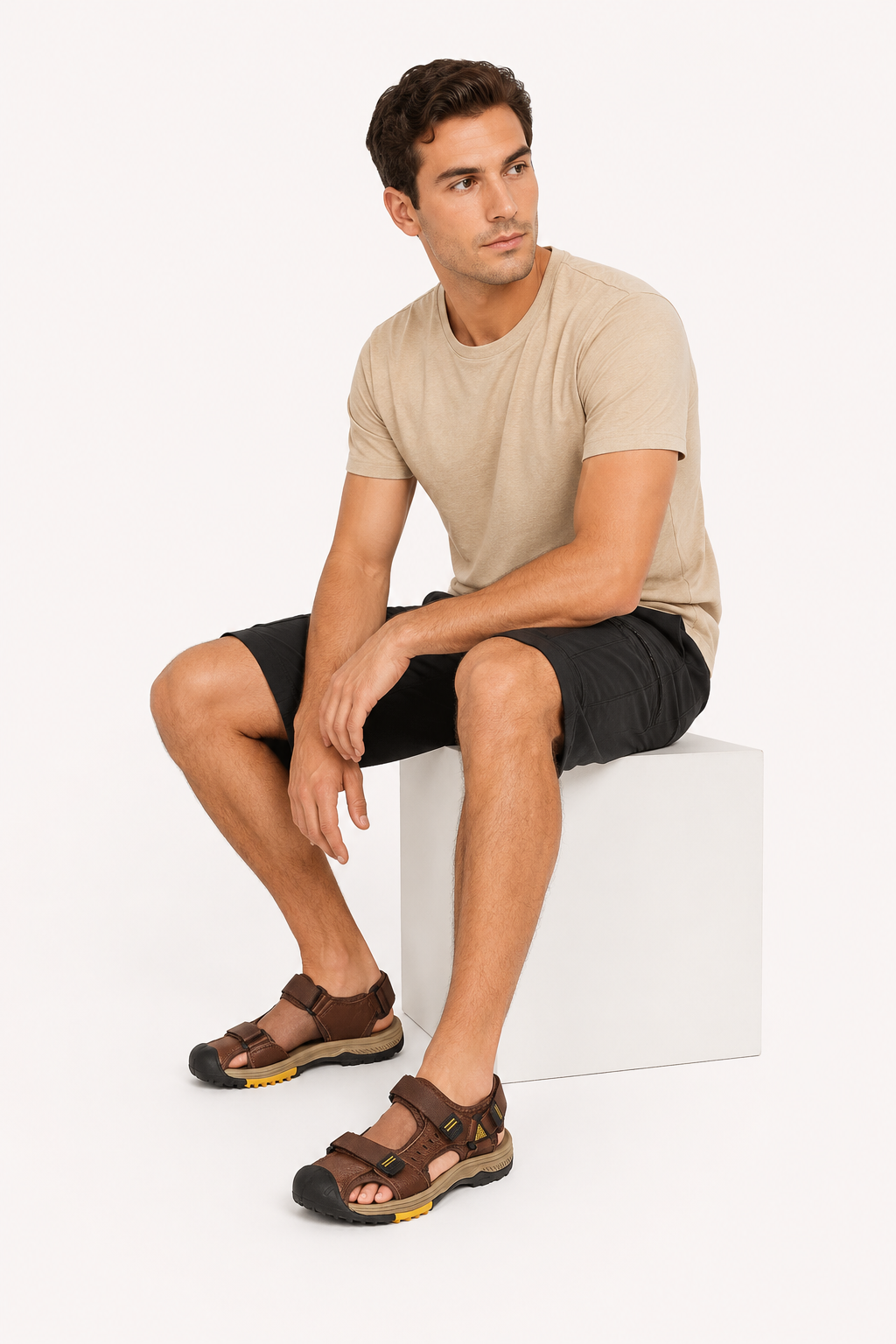 Herren Trekkingsandalen mit geschlossener Zehe - Falko