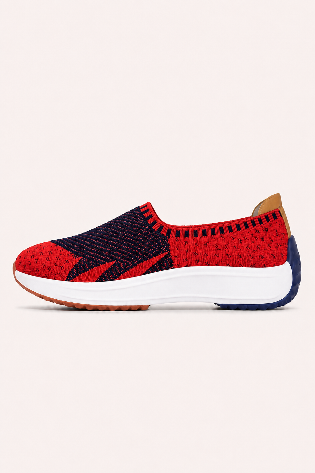 Strick-Slip-On-Sneaker für Damen mit dicker Sohle – Jutta